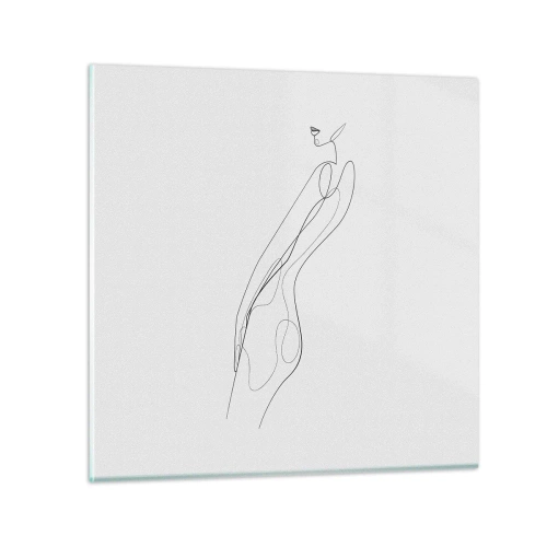 Üveg kép - Csak egy ígéret - 30x30 cm