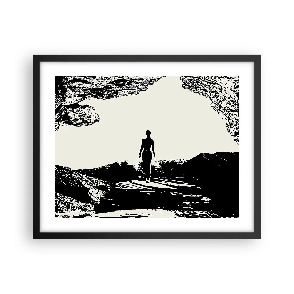 Poszter fehér keretben - Egy új pillantás - 50x40 cm