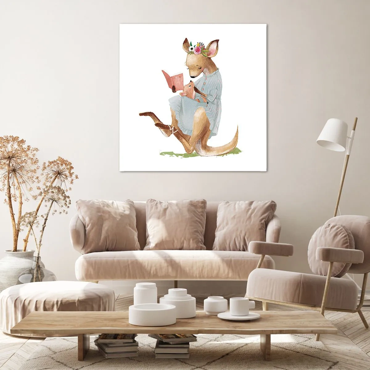 Vászonkép - Olvass nekem anya - 70x70 cm