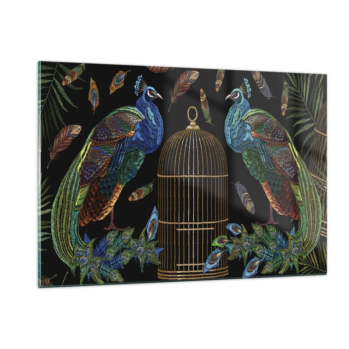 Üveg kép - Királyi köntösben - 120x80 cm