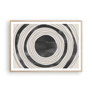 Poszter világos tölgy keretben - A legmélyén - 100x70 cm