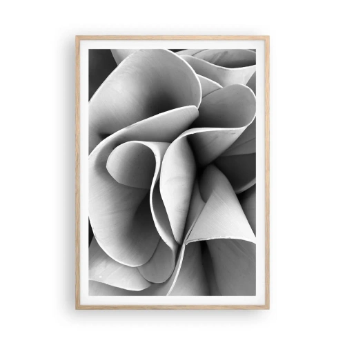 Poszter világos tölgy keretben - Az űrben történik - 70x100 cm