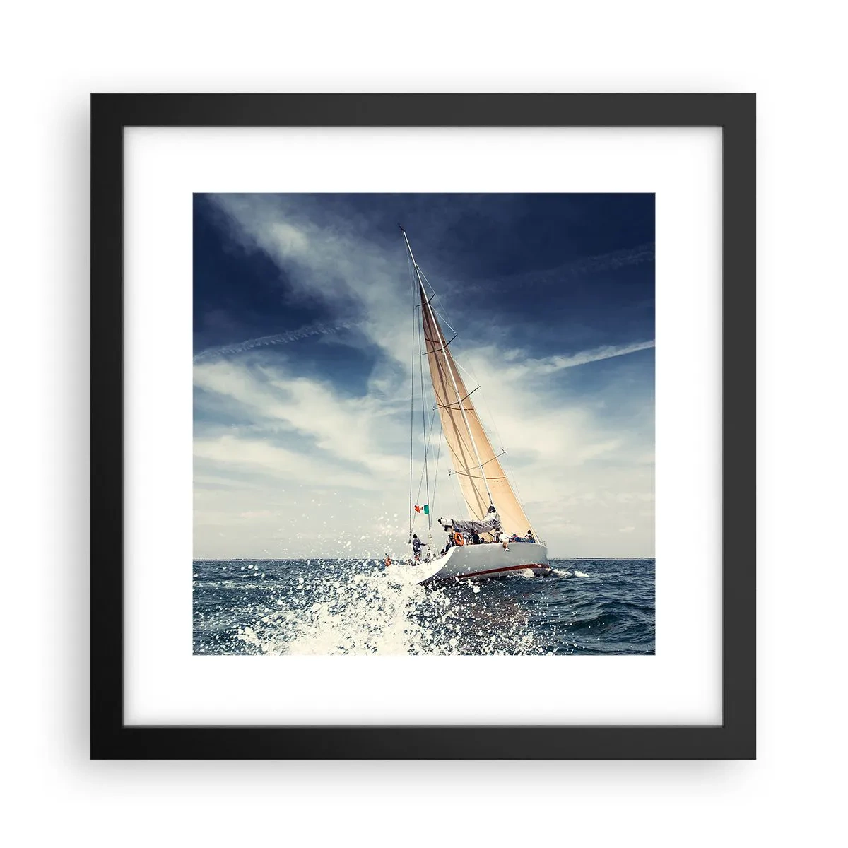 Poszter fehér keretben - Nem érnek utol! - 30x30 cm