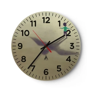 Falióra, Óra - A jövő hőse - 40x40 cm