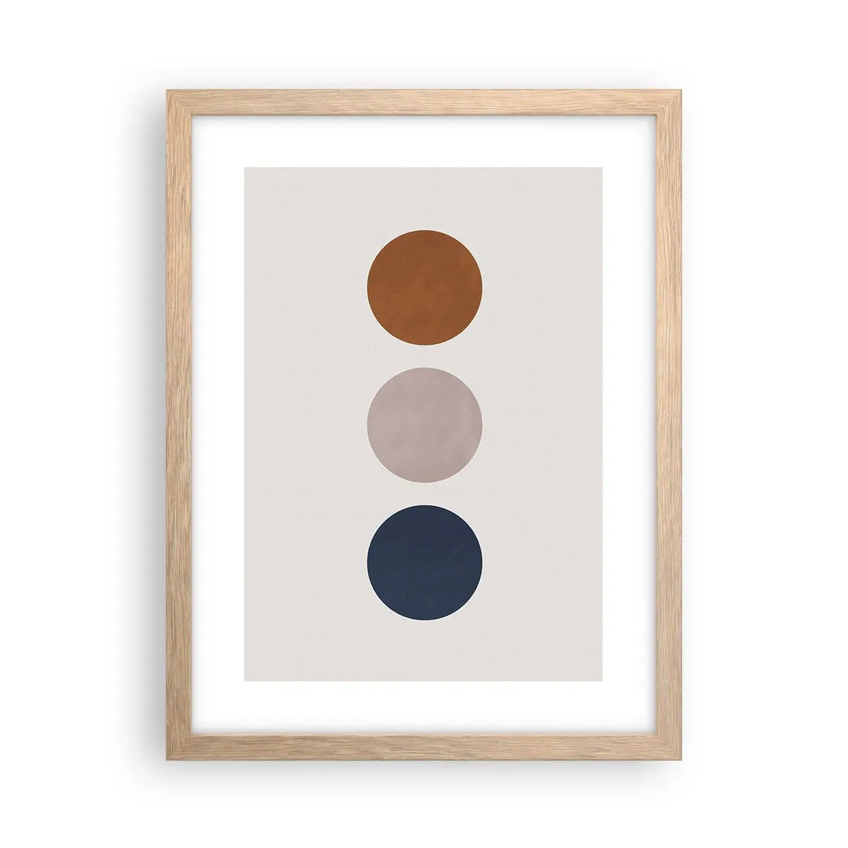 Poszter világos tölgy keretben - A tökéletesség szimbóluma - 30x40 cm