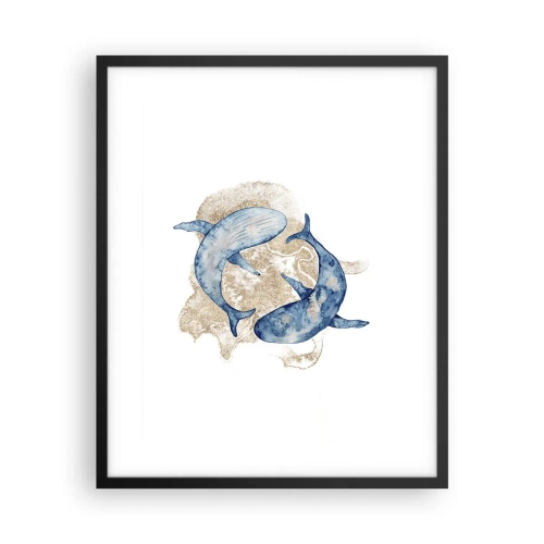 Poszter fehér keretben - Barátság vagy szerelem? - 40x50 cm