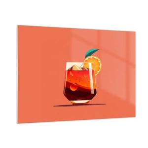 Üveg kép - Nyári felfrissülés - 100x70 cm