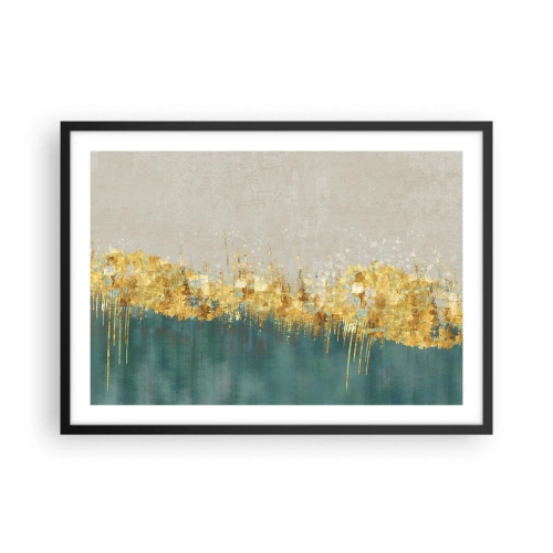 Poszter fehér keretben - Az aranyhatár - 70x50 cm