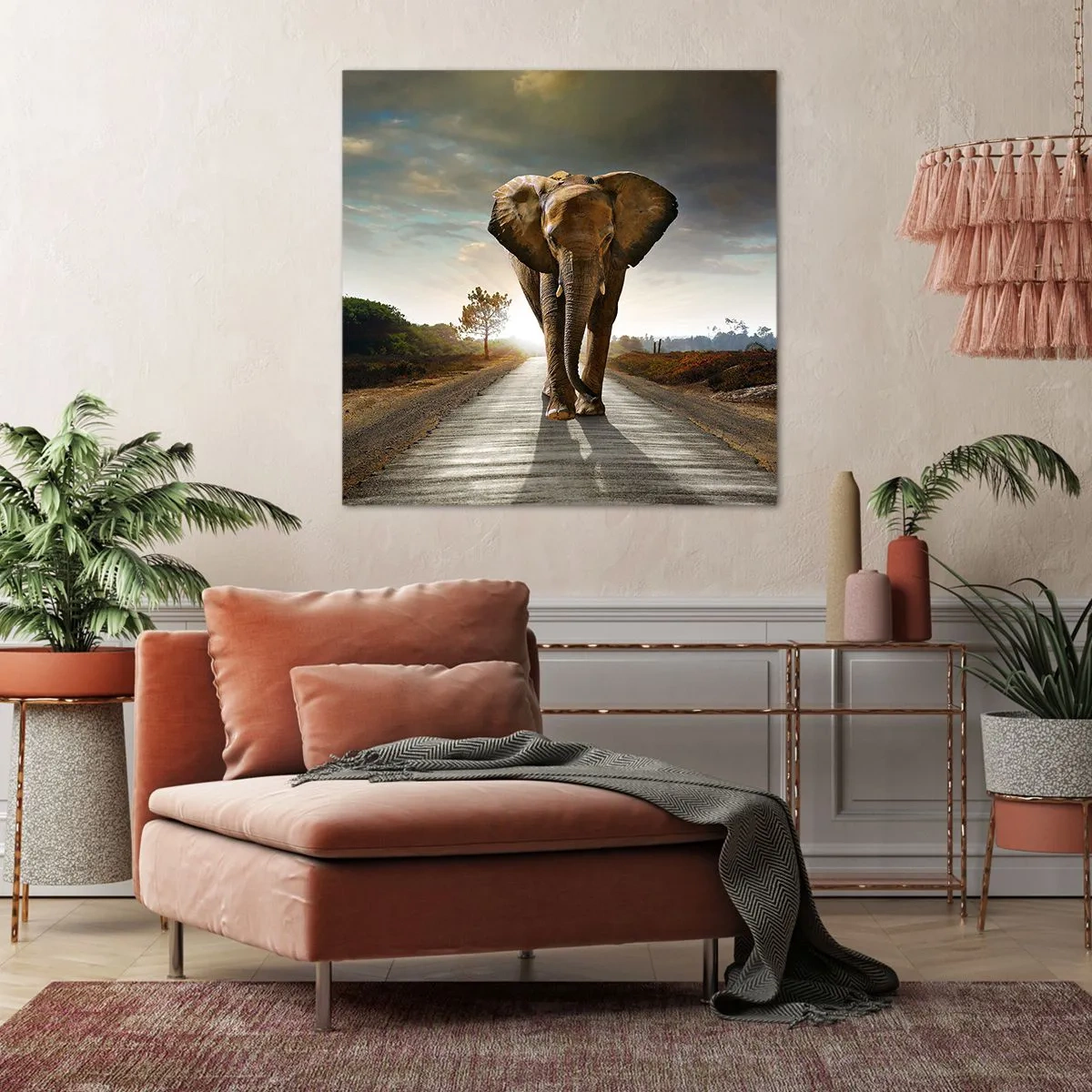 Vászonkép - És egyáltalán nem porcelánraktárban - 60x60 cm