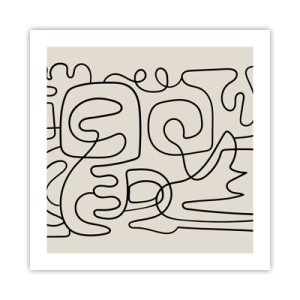 Poszter - A nyomonkövetésben - 50x50 cm