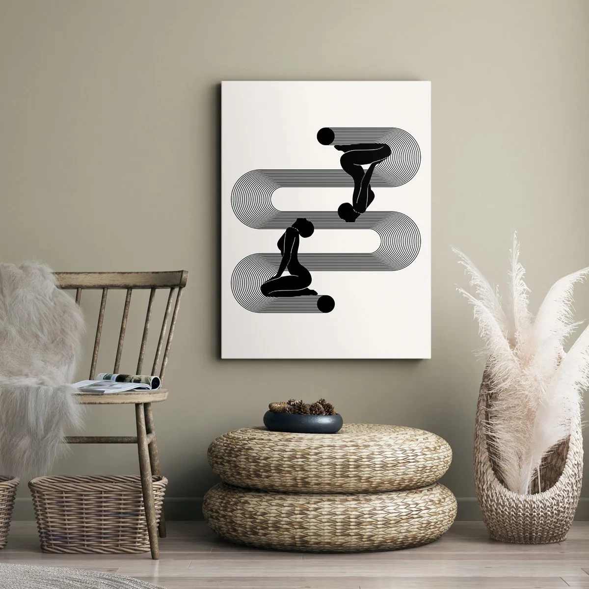 Vászonkép - Érzéki szimmetria - 70x100 cm