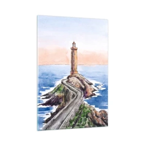 Üveg kép - Szemben a tengerrel - 80x120 cm