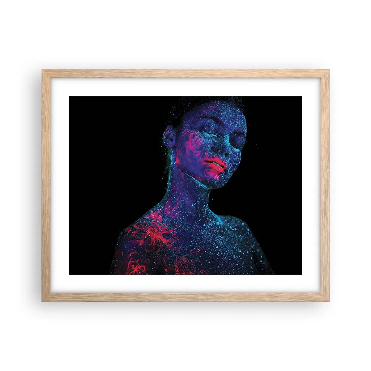 Poszter világos tölgy keretben - A csillagporban - 50x40 cm