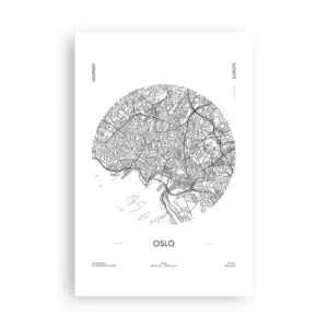 Poszter - Oslo anatómiája - 61x91 cm