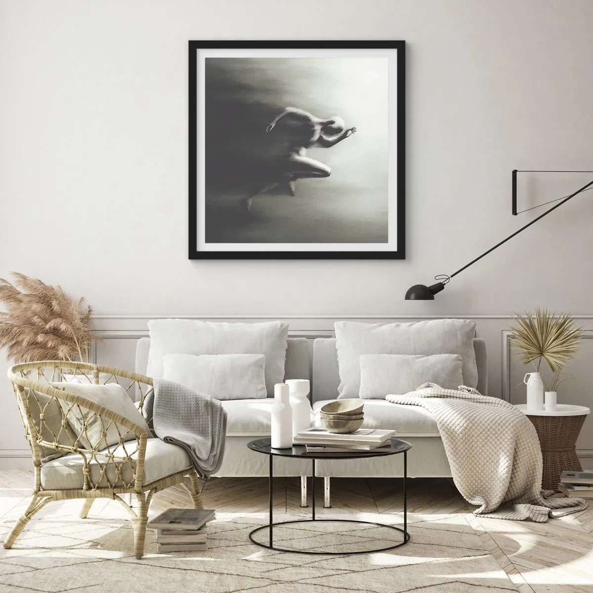 Poszter fehér keretben - Megállíthatatlan - 60x60 cm