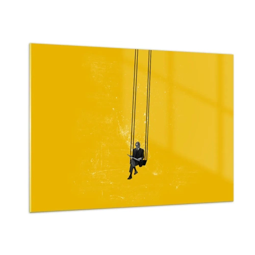 Üveg kép - Egy nap, mint a többi - 100x70 cm