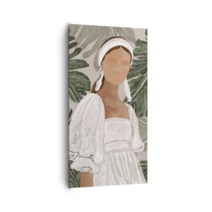 Vászonkép - Egzotikus portré - 65x120 cm