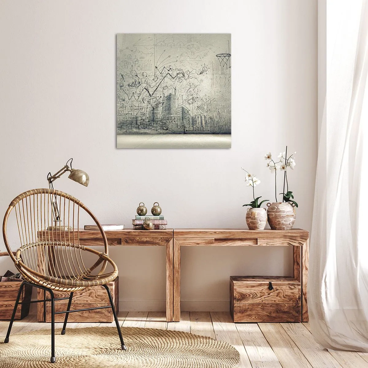 Vászonkép - A remek városi életem - 50x50 cm