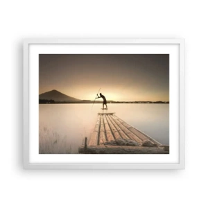 Poszter fekete keretben - Pihenés előtt - 50x40 cm