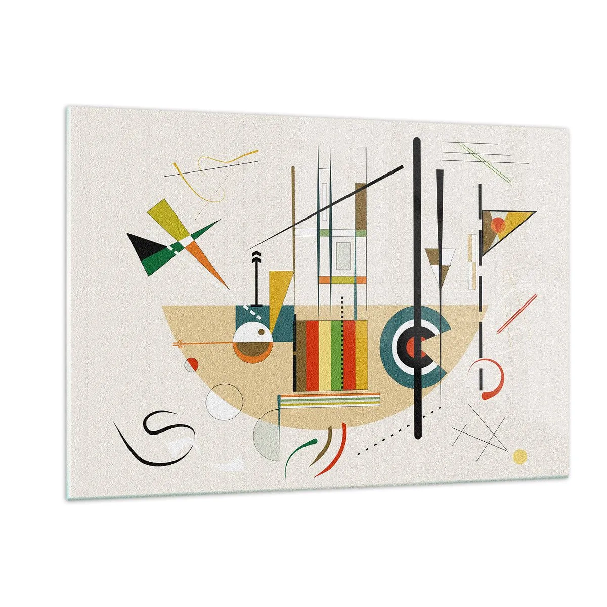 Üveg kép - És nevet a világ - 120x80 cm