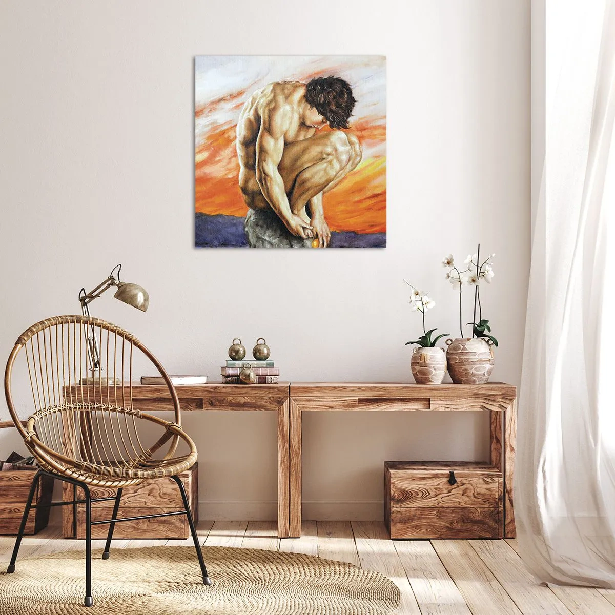 Vászonkép - Elmerülve önmagában - 60x60 cm