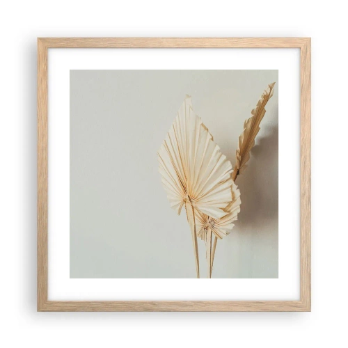 Poszter világos tölgy keretben - Ha vigaszra van szükséged - 40x40 cm