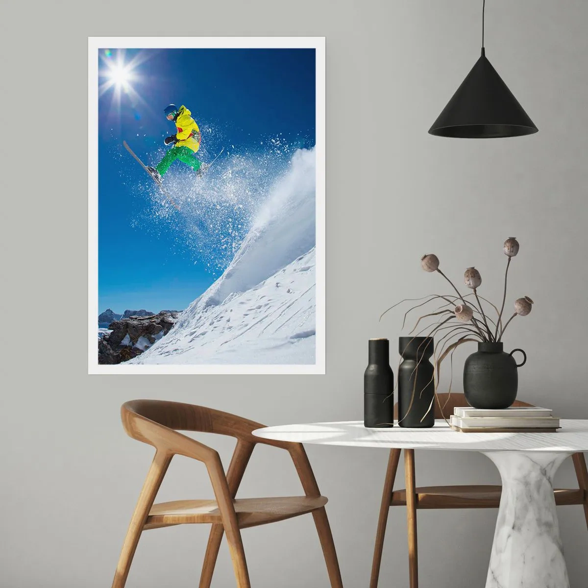 Poszter - Tánc a hegyekkel - 70x100 cm