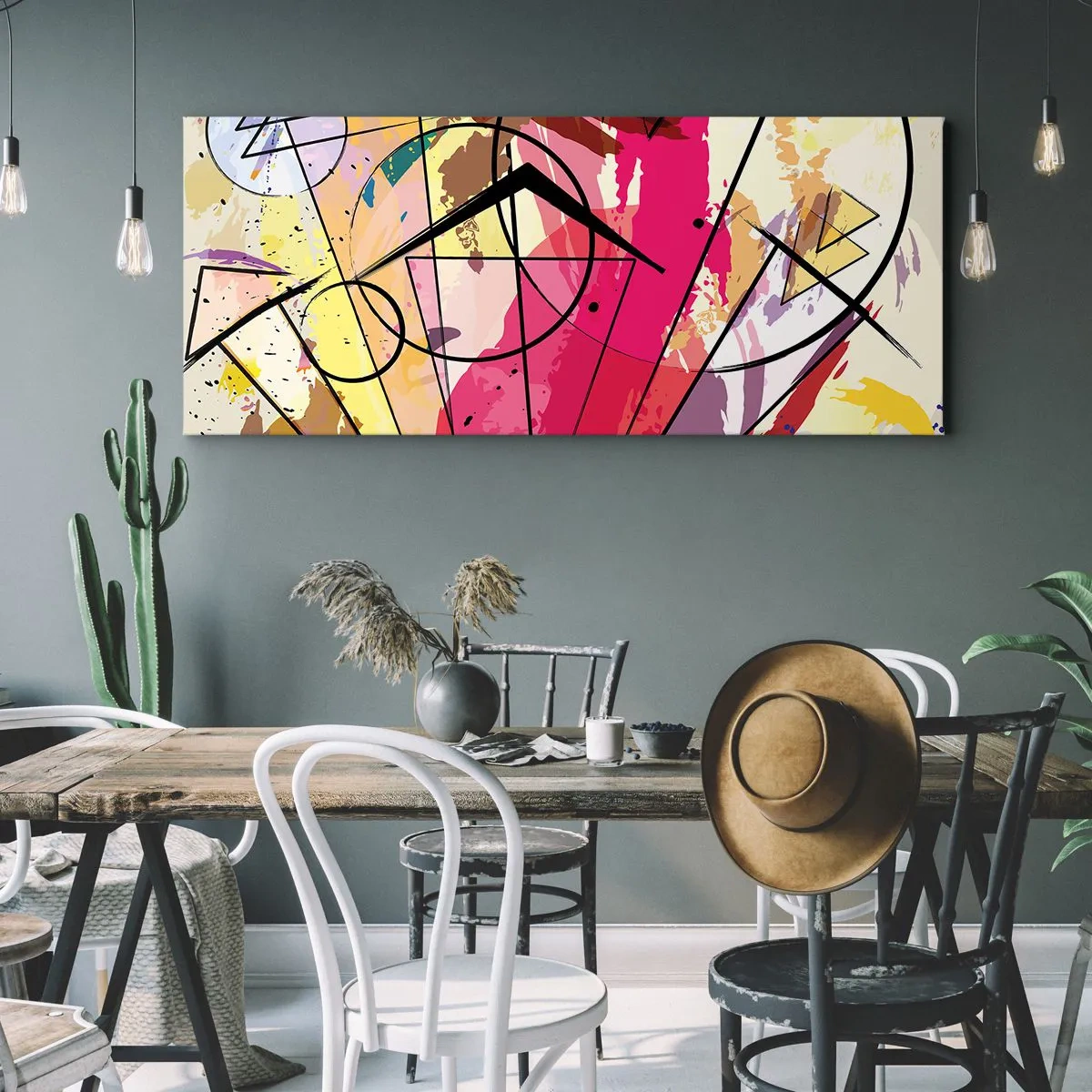 Vászonkép - Robbanás - 160x50 cm