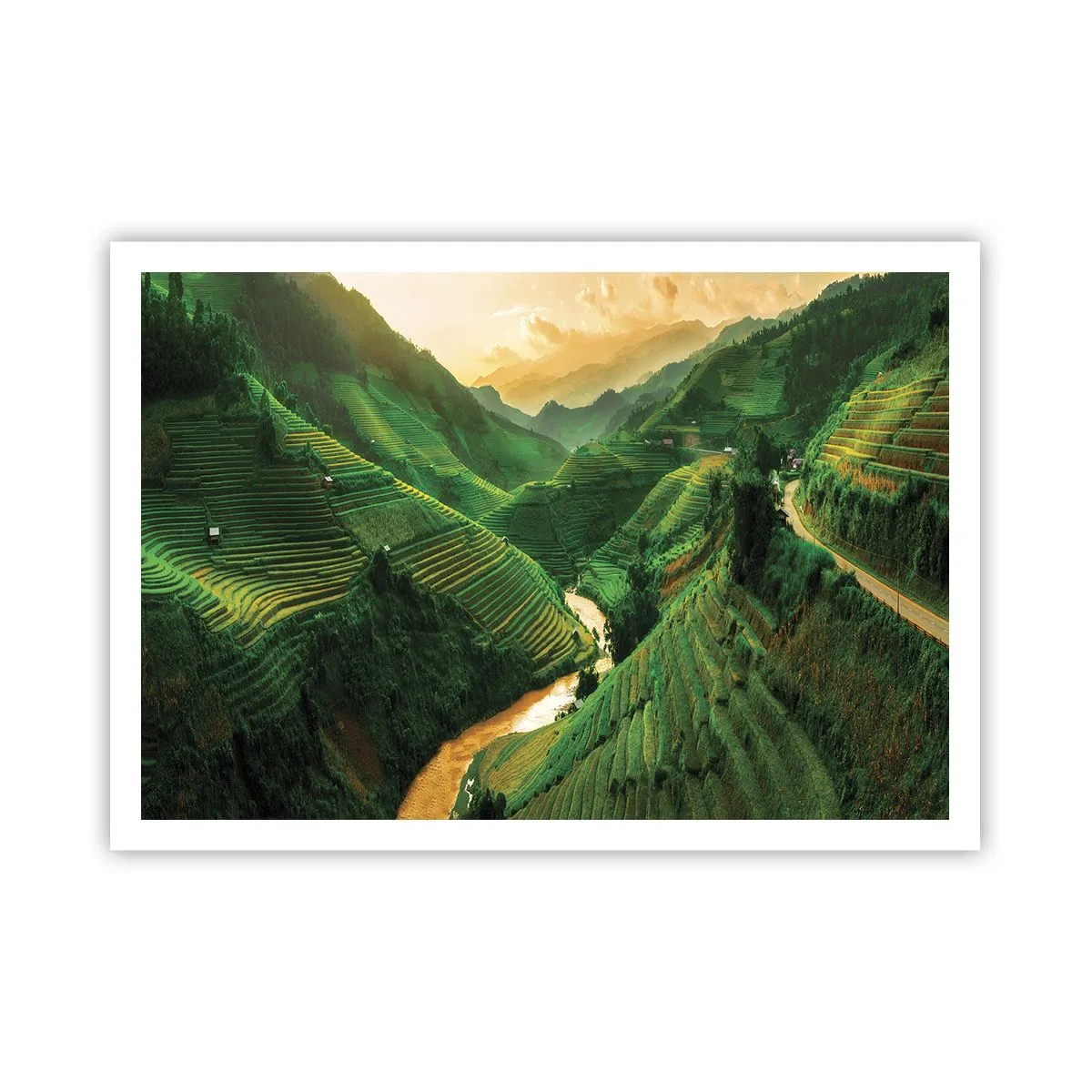 Poszter - Vietnámi völgy - 100x70 cm