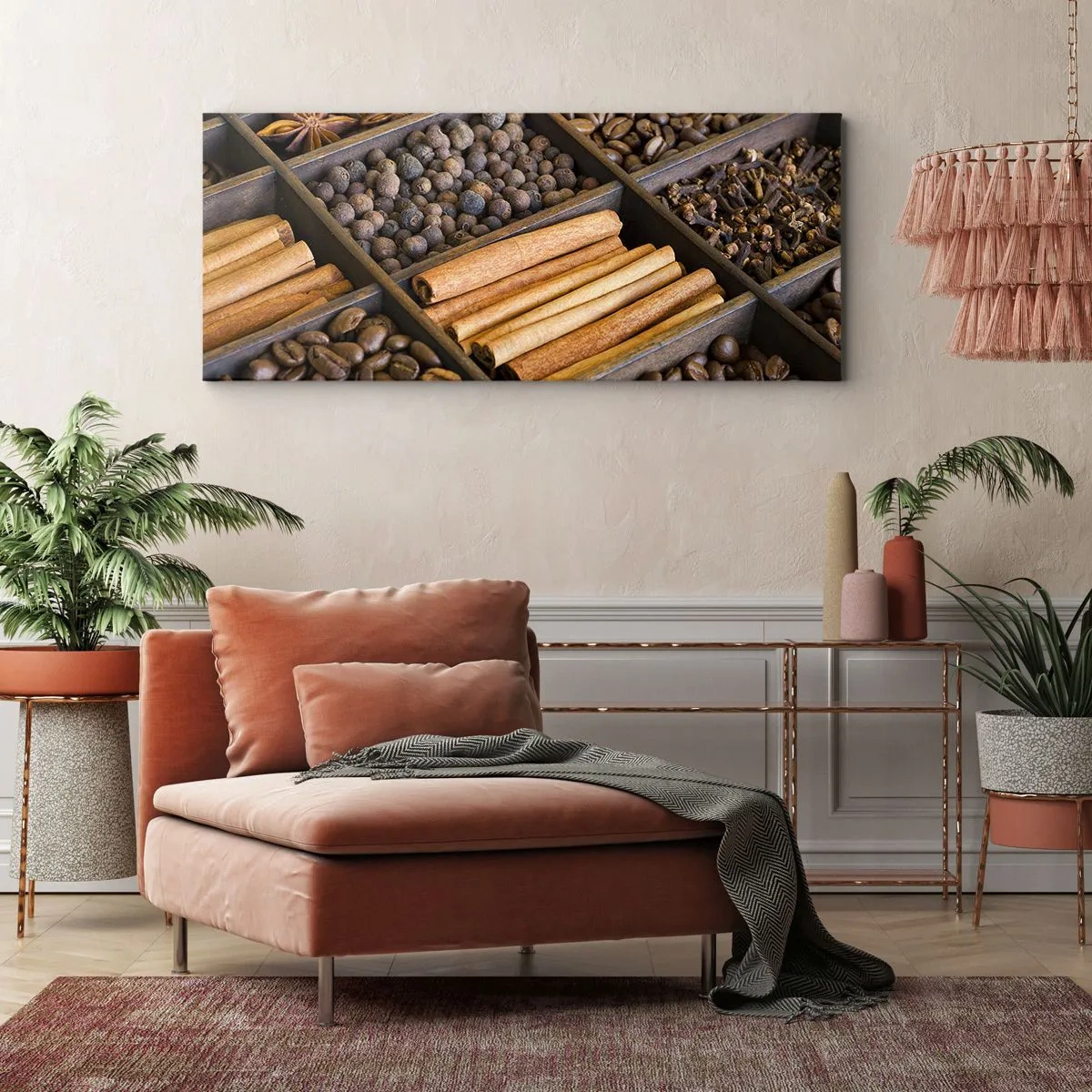 Vászonkép - Az aromák kincsesbányája - 100x40 cm