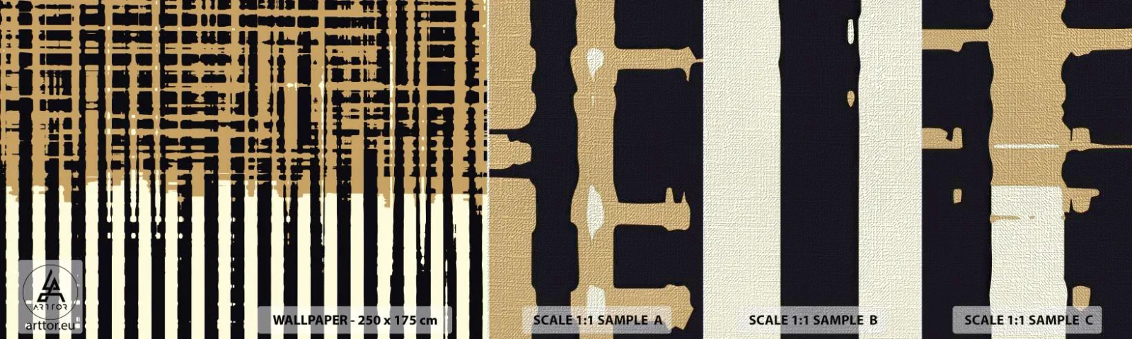 Fotótapéta Minta Premium Canvas - Építészeti absztrakció - Absztrakció, Darab, Vonalak - 100x30 cm