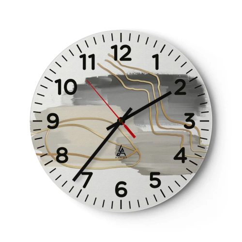 Falióra, Óra - Létezés és mozgás - 40x40 cm