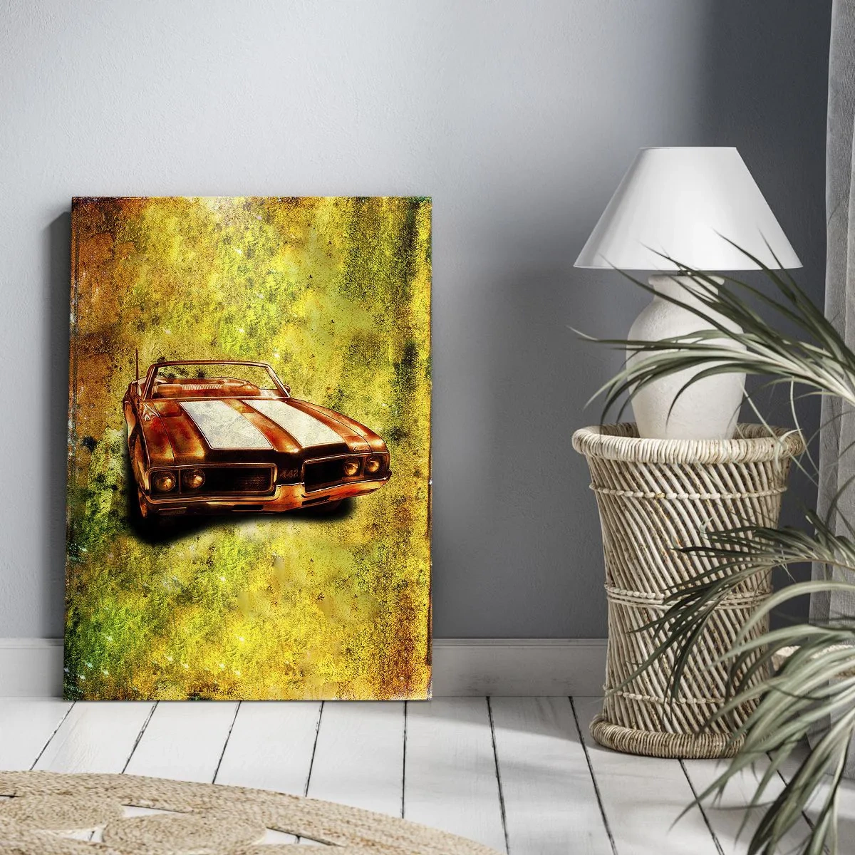 Vászonkép - Formákba varázsolt erő - 55x100 cm