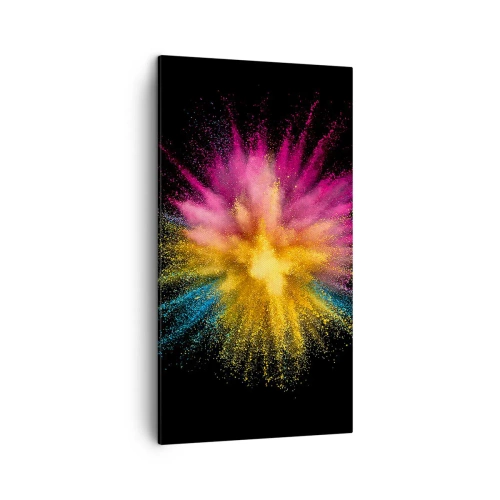 Vászonkép - A színek születése - 45x80 cm
