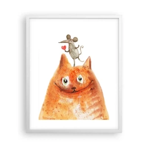 Poszter fekete keretben - A szerelem paradoxonjai - 40x50 cm