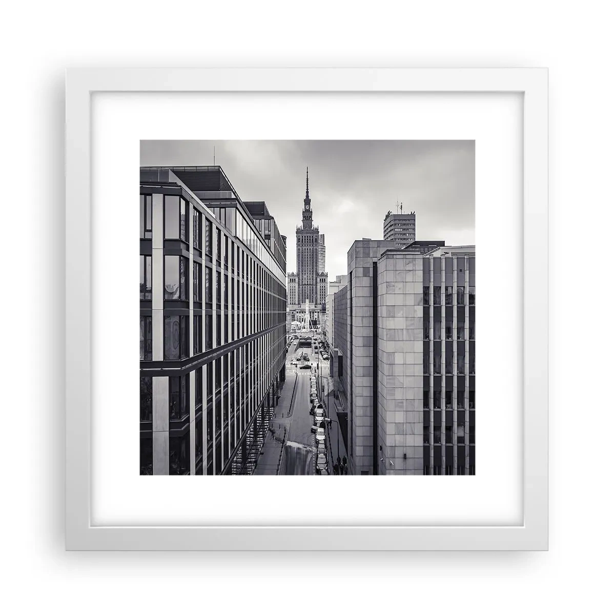 Poszter fekete keretben - Varsói völgy - 30x30 cm