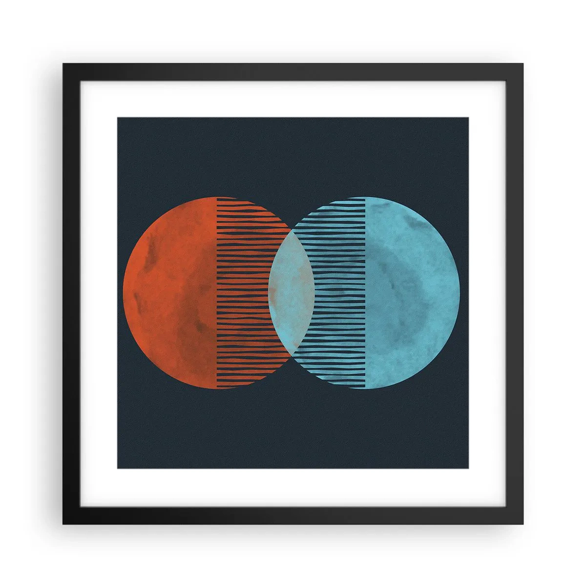 Poszter fehér keretben - Csillagászati fantázia - 40x40 cm