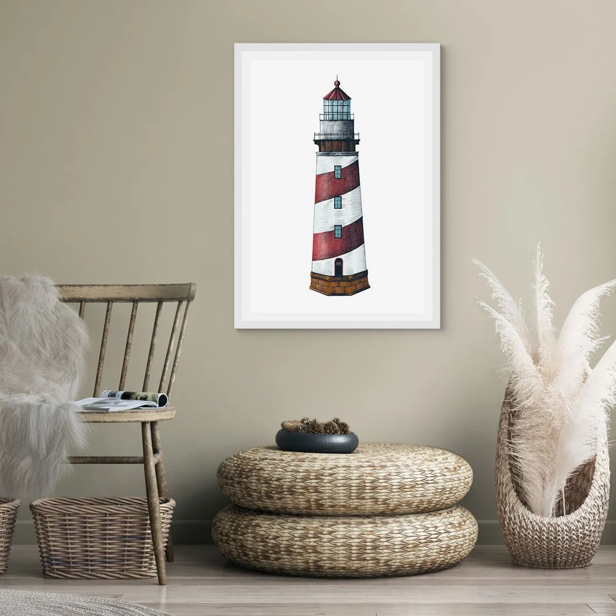 Poszter fekete keretben - Mindig résen - 50x70 cm