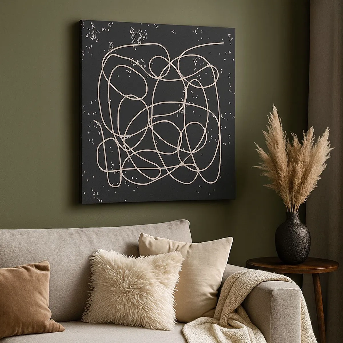 Vászonkép - Gondolatok elkalandozása - 30x30 cm