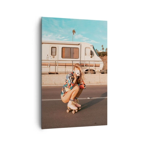 Vászonkép - Mosolyt kérek! - 80x120 cm