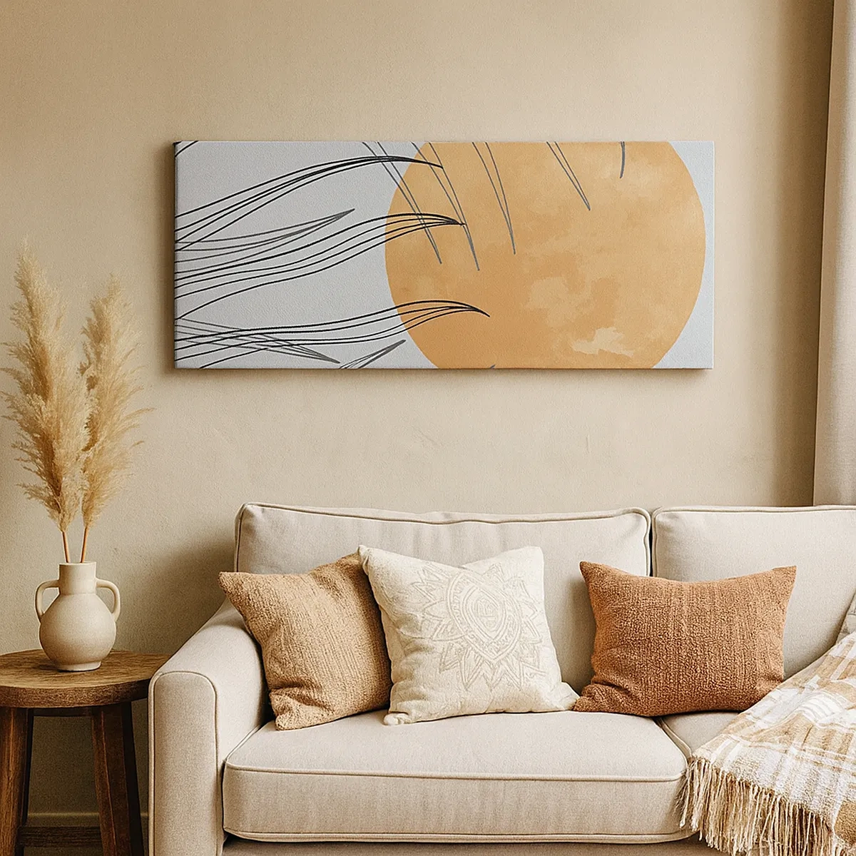 Vászonkép - Mindig a nap felé - 30x30 cm