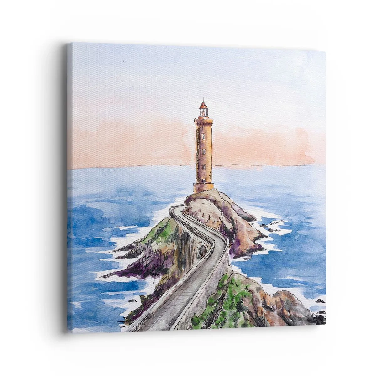 Vászonkép - Szemben a tengerrel - 40x40 cm