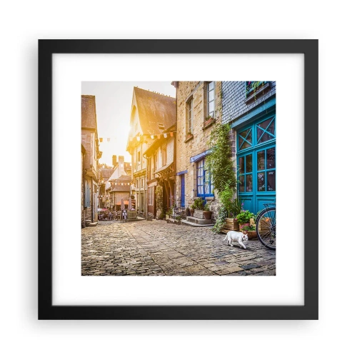 Poszter fehér keretben - A város fehér szelleme - 30x30 cm