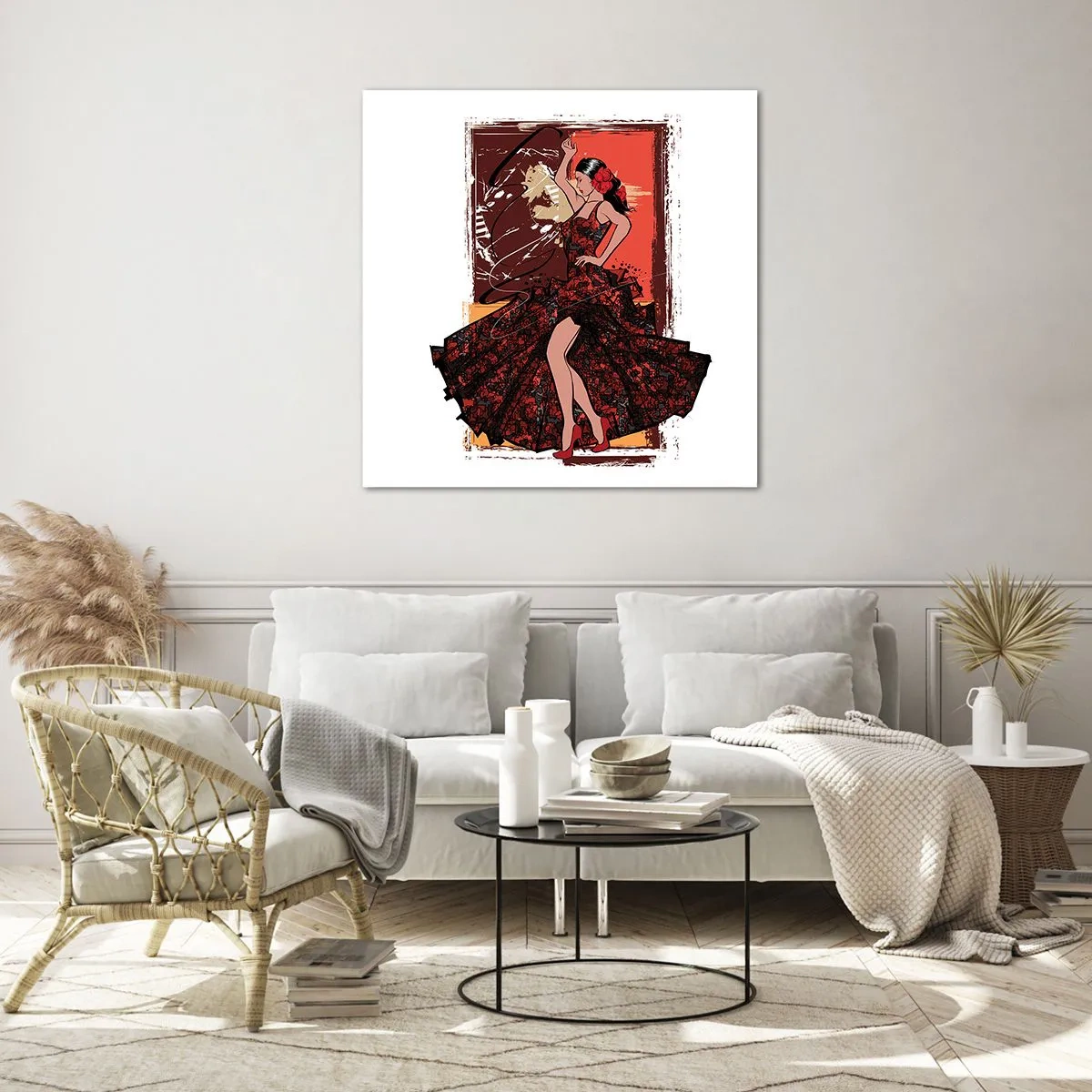 Üveg kép - A szív ritmusában - 60x60 cm