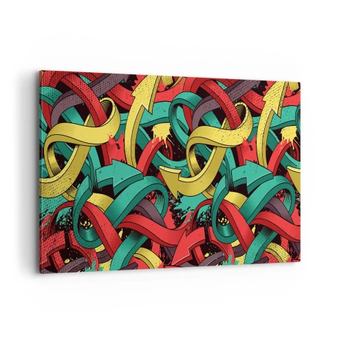 Vászonkép - Melyik az út a cél felé? - 120x80 cm