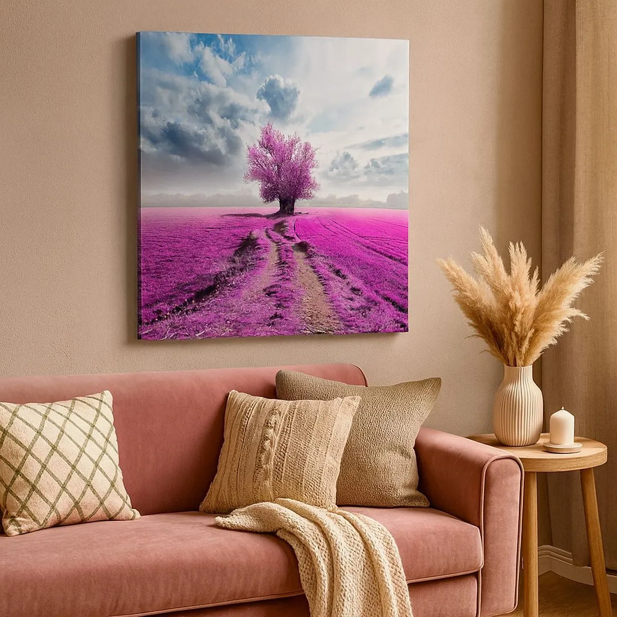 Vászonkép - Csarab mező - szentély - 30x30 cm