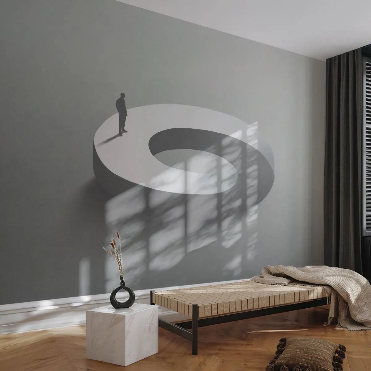 Fotótapéta Premium Canvas - És bölcsnek lenni - Férfi, 3D, Üzletember - 100x70 cm