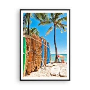 Poszter fehér keretben - Napos mulatság - 70x100 cm