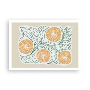 Poszter - Etnikus egy csipet absztrakcióval - 100x70 cm