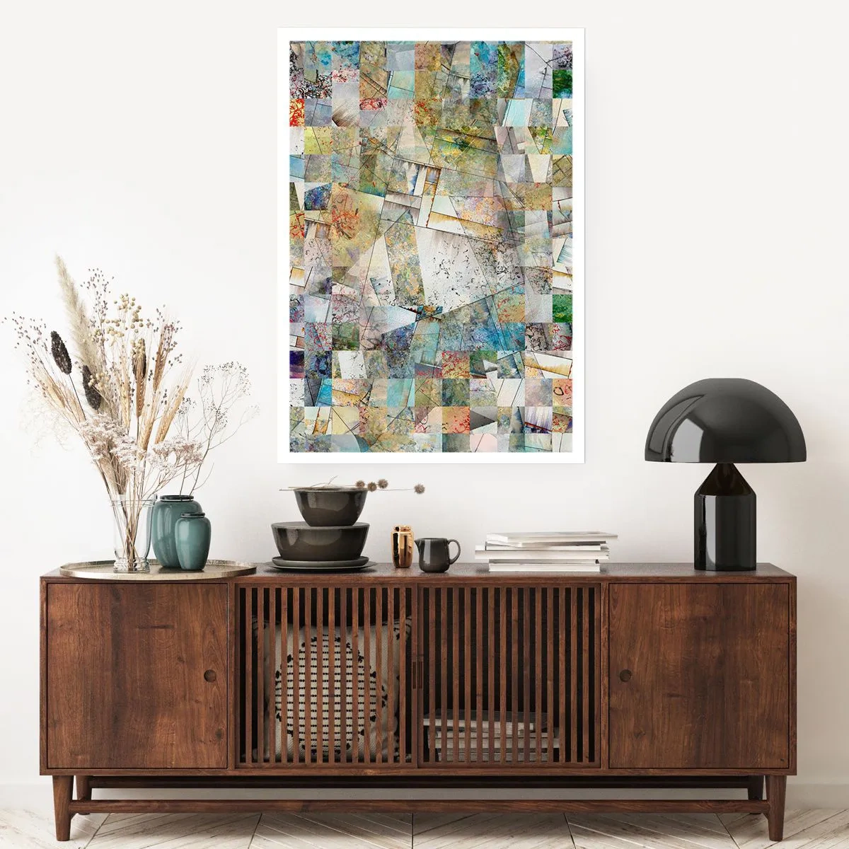 Poszter - Geometrikus átrendeződés - 70x100 cm